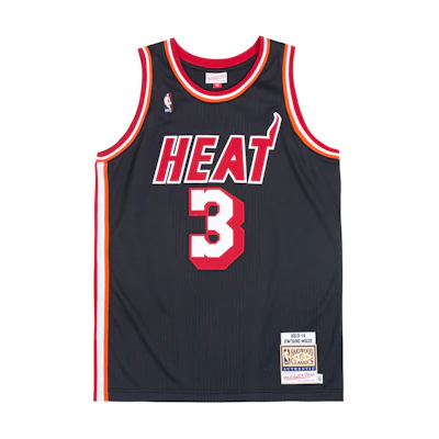 Mitchell Ness Mitchell & Ness Miami Heat Dwyane Wade #3 2013 Jersey Unisex. AJY46497-MHE13DWABLCK