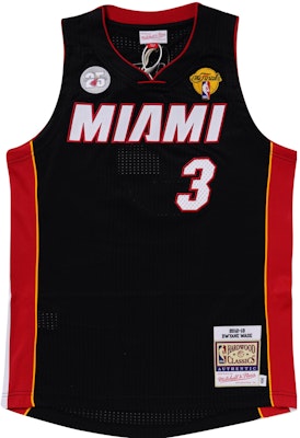 Mitchell Ness Mitchell & Ness Miami Heat Dwyane Wade #3 12-13 Jersey Black Unisex Retro气 AJY44945-MHE12DWABLCK Shop Mitchell Ness Mitchell & Ness Miami Heat Dwyane Wade #3 12-13 Jersey Black Unisex Retro气 AJY44945-MHE12DWABLCK