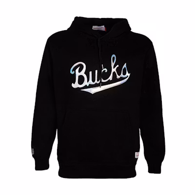 Mitchell Ness Mitchell & Ness Milwaukee Bucks Fleece Logo Hoodie Winter Unisex Green FPHDDF18024-MBUDKGN