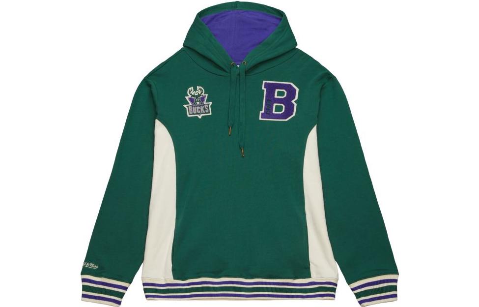 Mitchell Ness Mitchell & Ness Minnesota Timberwolves Retro Colorblock Crewneck Sweatshirt Teal FCNKDA18014-MTIROYA