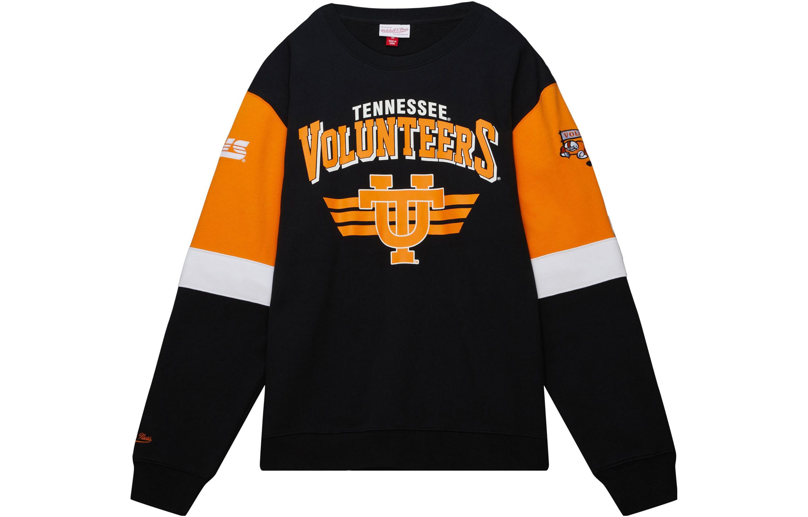 Mitchell Ness Mitchell & Ness Multicolor Letter Print Crewneck Sweatshirt Long Sleeve FCPO5512-CBEYYPPPNAVY