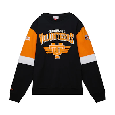 Mitchell Ness Mitchell & Ness Multicolor Letter Print Crewneck Sweatshirt Long Sleeve FCPO5512-CBEYYPPPNAVY