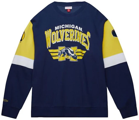 Mitchell & Ness 男士海军蓝圆领套头衫运动卫衣 FCPO5512-UMIYYPPPNAVY Buy Mitchell & Ness 男士海军蓝圆领套头衫运动卫衣 FCPO5512-UMIYYPPPNAVY