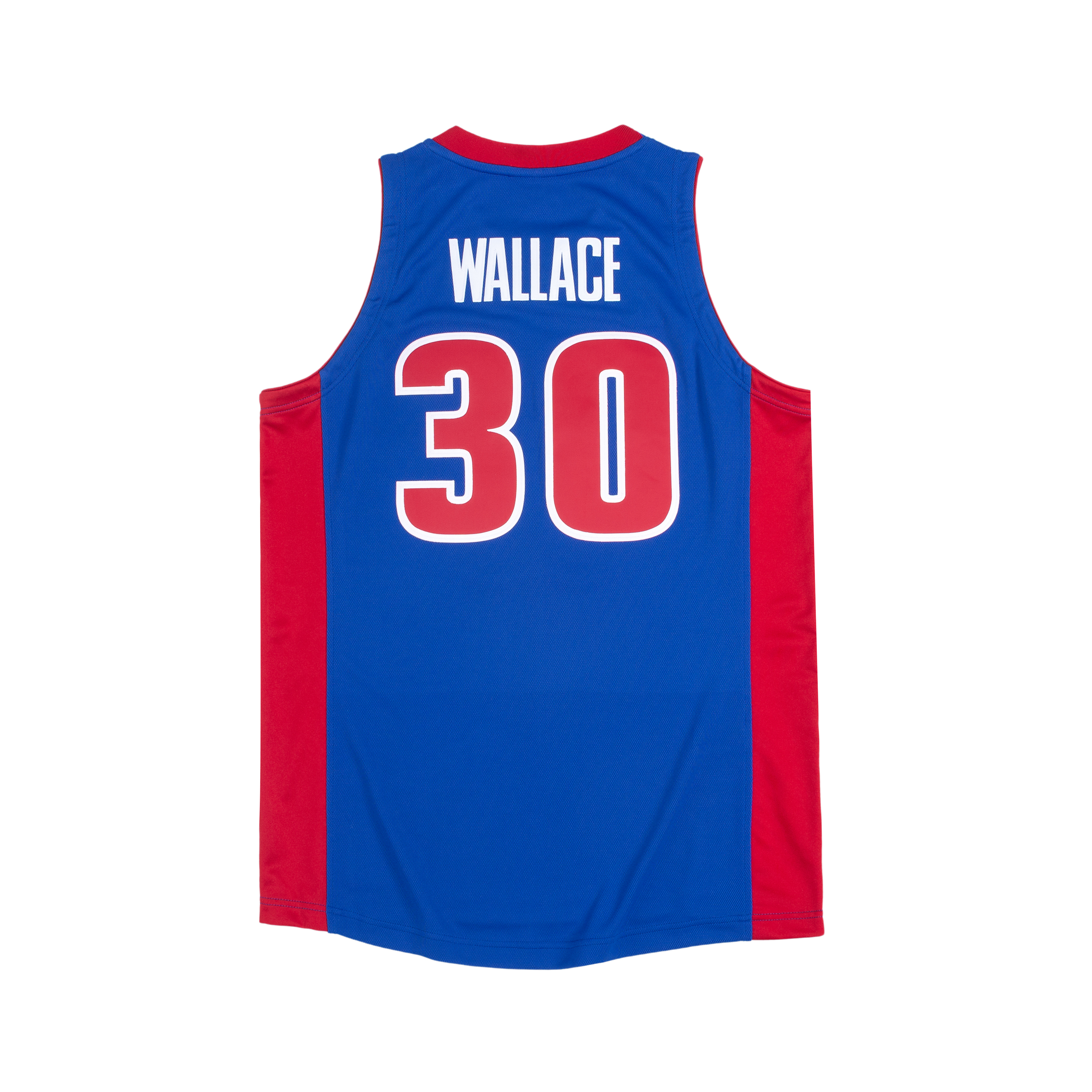 Lookbook Mitchell & Ness NBA 03-04 Detroit Pistons Rasheed Wallace Retro Jersey Unisex. AJY46502-DPI03RWAROYA