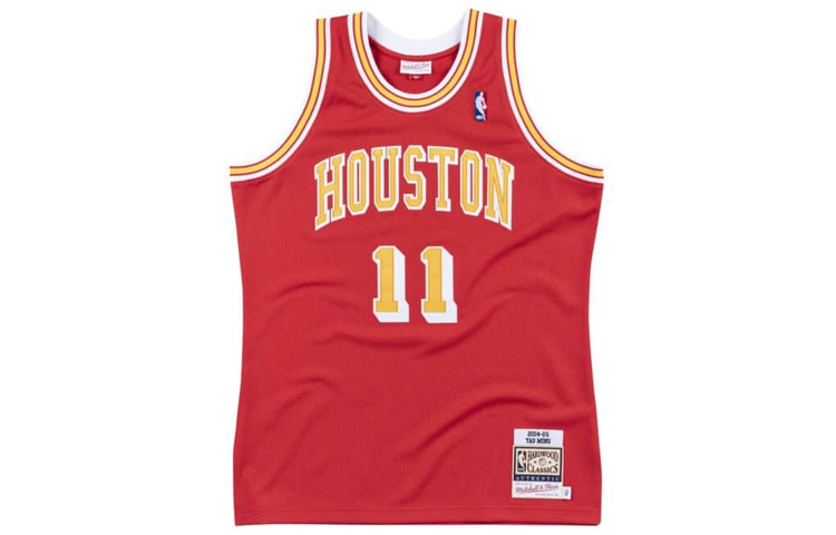 Mitchell Ness Mitchell & Ness NBA 04-05 Houston Rockets Yao Ming #11 Red Basketball Jersey AJY4CP18179-HROSCAR04YMI