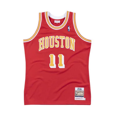 Mitchell Ness Mitchell & Ness NBA 04-05 Houston Rockets Yao Ming #11 Red Basketball Jersey AJY4CP18179-HROSCAR04YMI