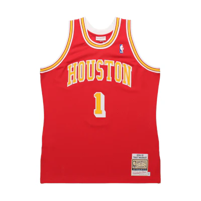 Mitchell Ness Mitchell & Ness NBA 04-05 Rockets Tracy McGrady #1 Retro Jersey Red () AJY4CP18178-HROSCAR04TMC