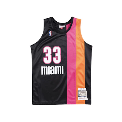 Mitchell Ness Mitchell & Ness NBA 05-06 Alonzo Mourning Heat Jersey Black Couples Edition AJY4EL18032-MHEBLCK05AMO