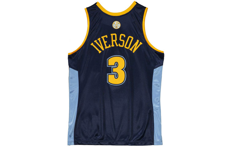 Lookbook Mitchell & Ness NBA 06-07 Denver Nuggets Allen Iverson #3 Jersey Navy. AJY4GS20032-DNUNAVY06AIV