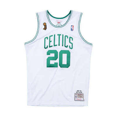 Mitchell Ness Mitchell & Ness NBA 07-08 Boston Celtics Ray Allen #20 Home Jersey White Retro. AJY4CP19121-BCEWHIT07RAL