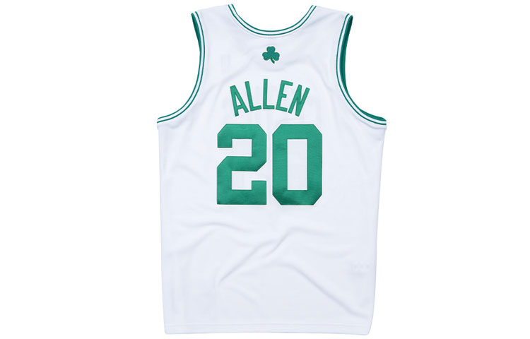 Lookbook Mitchell & Ness NBA Boston Celtics Ray Allen #20 Jersey Putih Retro. AJY4CP19121-BCEWHIT07RAL
