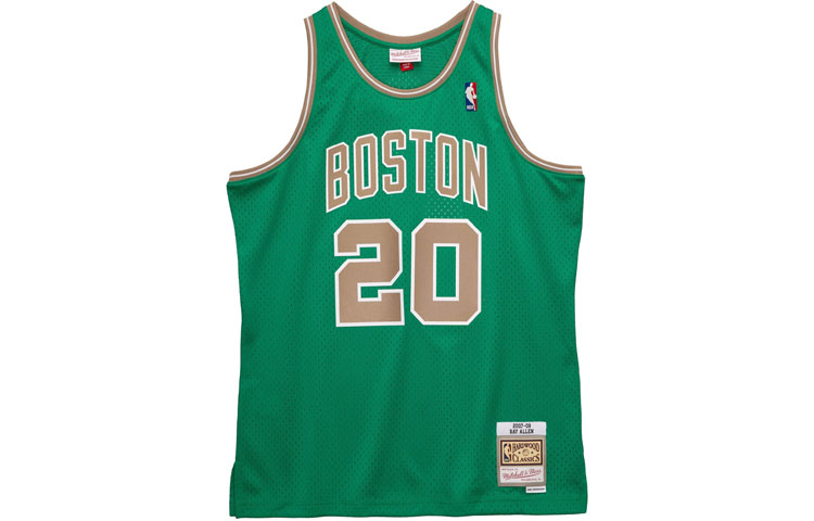 Mitchell Ness Mitchell & Ness NBA 07-08 Celtics Ray Allen #20 Retro Basketball Jersey Green. SMJYGS20008-BCEKYGN07RAL
