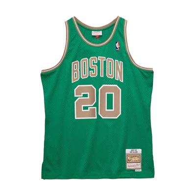 Mitchell Ness Mitchell & Ness NBA 07-08 Celtics Ray Allen #20 Retro Basketball Jersey Green. SMJYGS20008-BCEKYGN07RAL
