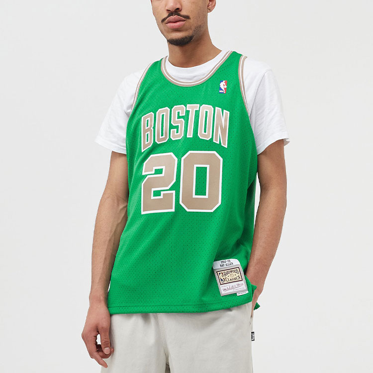 Mitchell Ness Mitchell & Ness NBA 07-08 Celtics Ray Allen #20 Retro Basketball Jersey Green. SMJYGS20008-BCEKYGN07RAL 圖 4