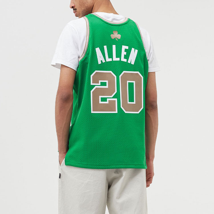 Mitchell Ness Mitchell & Ness NBA 07-08 Celtics Ray Allen #20 Retro Basketball Jersey Green. SMJYGS20008-BCEKYGN07RAL 圖 5