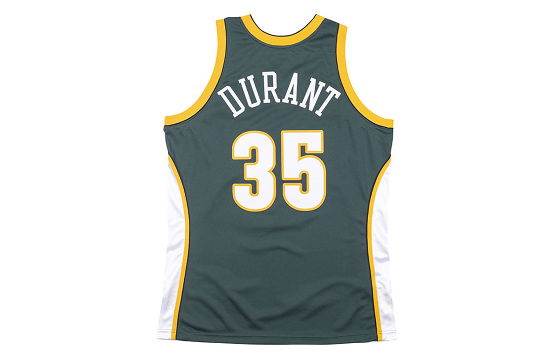 Mitchell Ness Mitchell & Ness NBA 07-08 Seattle SuperSonics Kevin Durant #35 Retro Jersey Green. AJY4GS18105-SSUDKGN07KDU 圖 3