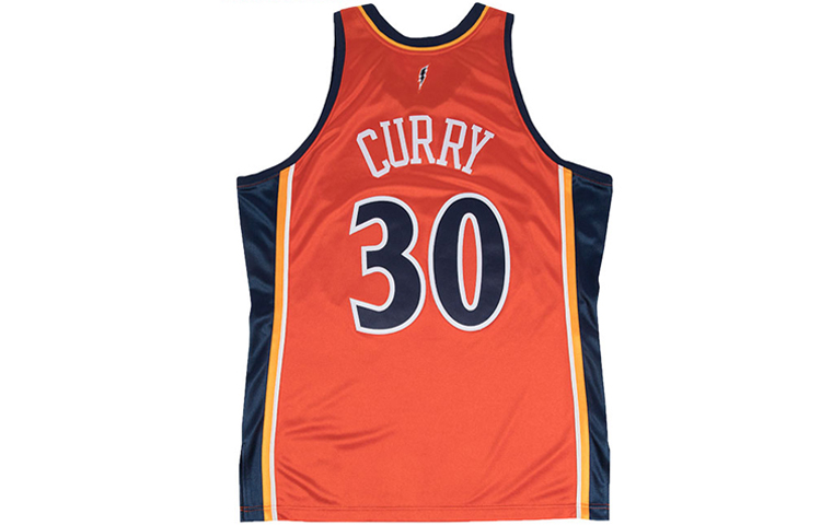 Mitchell Ness Mitchell & Ness NBA 09-10 Golden State Warriors Curry #30 Retro Jersey Orange AJY4CP19132-GSWORAN09SCU 圖 3