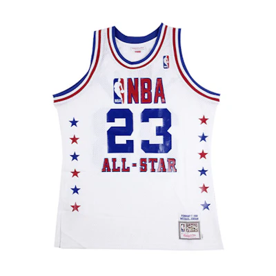 Mitchell Ness Mitchell & Ness NBA 1988 All-Star Michael Jordan #23 Retro Basketball Jersey White AJY4CP19021-ASEWHIT88MJO