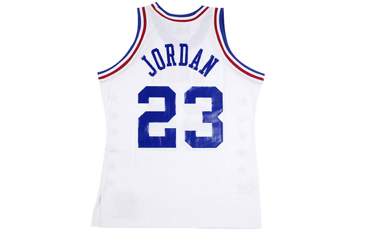 Mitchell Ness Mitchell & Ness NBA 1988 All-Star Michael Jordan #23 Retro Basketball Jersey White AJY4CP19021-ASEWHIT88MJO 圖 3