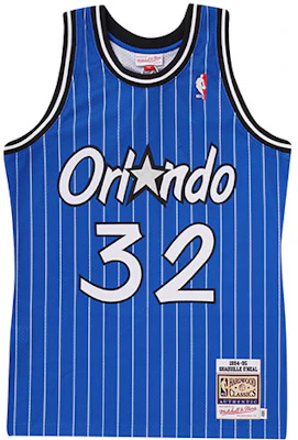 米奇尔内斯 NBA 1994-95 奥兰多魔术 奥尼尔 #32 复古球衣 蓝色 AJY4GS18099-OMAROYA94SON Buy 米奇尔内斯 NBA 1994-95 奥兰多魔术 奥尼尔 #32 复古球衣 蓝色 AJY4GS18099-OMAROYA94SON