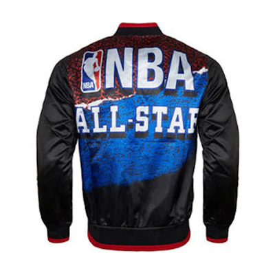 Mitchell Ness Mitchell & Ness NBA 2003 All-Star Colorblock Jacket Black STJKNG18420-ASEBLCK103