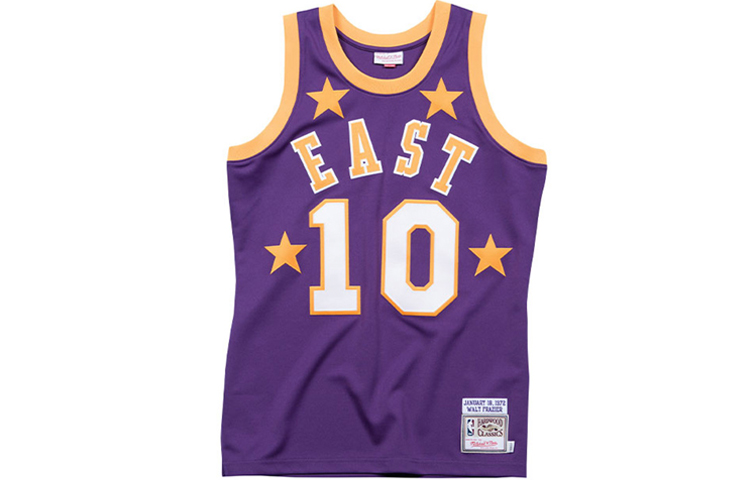 Mitchell Ness Mitchell & Ness NBA 72 All-Star Frazier Jersey Retro Purple Basketball Tank Top. BA64IT-ASE-L-BZF