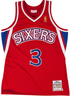 Mitchell & Ness Camiseta Retro #3 Allen Iverson 76ers 1996-97 Roja AJY4CP19161-P76SCAR96AIV Buy Mitchell & Ness Camiseta Retro #3 Allen Iverson 76ers 1996-97 Roja AJY4CP19161-P76SCAR96AIV