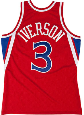 Mitchell & Ness Camiseta Retro #3 Allen Iverson 76ers 1996-97 Roja AJY4CP19161-P76SCAR96AIV Lookbook Mitchell & Ness Camiseta Retro #3 Allen Iverson 76ers 1996-97 Roja AJY4CP19161-P76SCAR96AIV