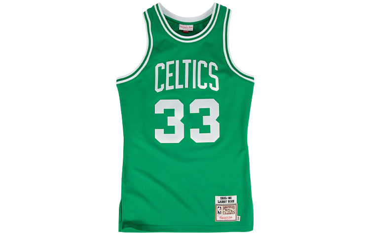 Mitchell Ness Mitchell & Ness NBA 85-86 Boston Celtics Larry Bird #33 Retro Jersey Green Mens. AJY4GS18068-BCEKYGN85LBI 圖 2