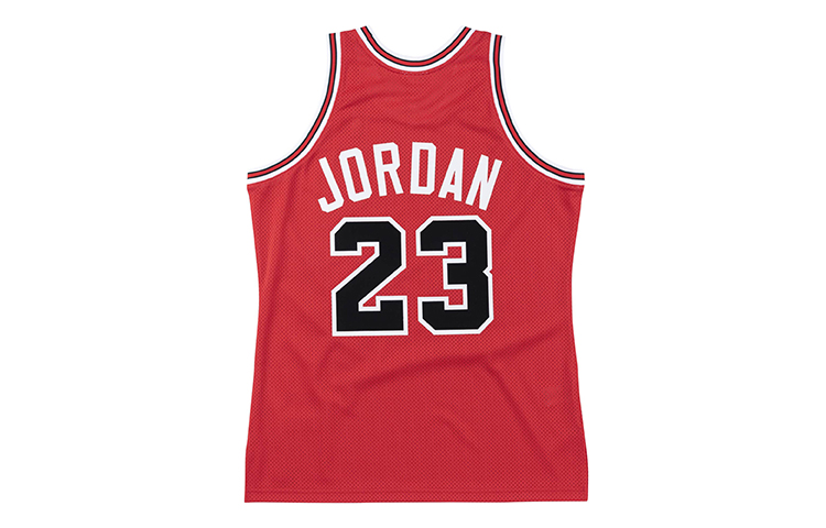 Mitchell Ness Mitchell & Ness NBA 87-88 Bulls Jordan #23 Retro Basketball Jersey AJY4CP19025-CBURED187MJO 圖 3