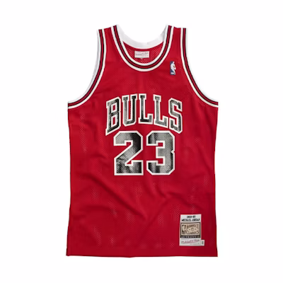 Mitchell Ness Mitchell & Ness NBA 88-89 Chicago Bulls Jordan #23 Red Jersey Vintage Retro AJY4LG19005-CBUSCAR88MJO