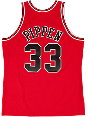 Mitchell & Ness NBA 97-98 公牛队皮蓬33号复古红色球衣。 7226-3B5-97SPIPP Lookbook Mitchell & Ness NBA 97-98 公牛队皮蓬33号复古红色球衣。 7226-3B5-97SPIPP