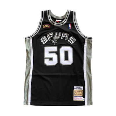 Mitchell Ness Mitchell & Ness NBA 98-99 Spurs David Robinson #50 Black Retro Basketball Jersey. AJY4CP19170-SASBLCK98DRB