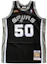 Order Mitchell & Ness NBA 98-99 馬刺 大衛·羅賓森 #50 黑色復古籃球球衣。 AJY4CP19170-SASBLCK98DRB