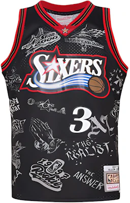 Mitchell & Ness NBA Allen Iverson 76ers Jersey Hitam Retro Edisi Peminat. SMJYDX21038-P76BLCK Buy Mitchell & Ness NBA Allen Iverson 76ers Jersey Hitam Retro Edisi Peminat. SMJYDX21038-P76BLCK