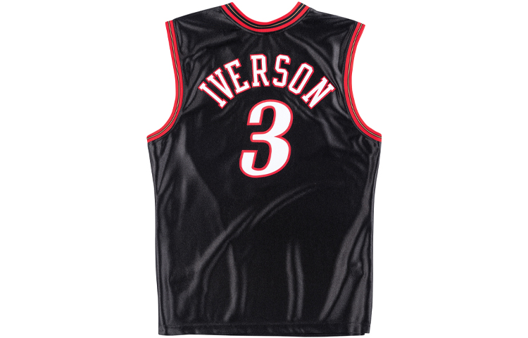 Lookbook ミッチェル＆ネス NBA アレン・アイバーソン 76ers ジャージ ''00-01 シーズン ブラック ユニセックス AJY4GS18104-P76BLCK00AIV