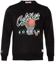 Mitchell Ness Mitchell & Ness NBA Boston Celtics Crack Pattern Pullover Crewneck Black Mens MN16W15-BOS Mitchell Ness Mitchell & Ness NBA Boston Celtics Crack Pattern Pullover Crewneck Black Mens MN16W15-BOS