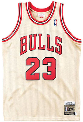 Mitchell & Ness NBA 公牛 1995-96 Michael Jordan 復古球衣 金色 男女適用 NNBJMM18773-CBUGOLD95MJO Order Mitchell & Ness NBA 公牛 1995-96 Michael Jordan 復古球衣 金色 男女適用 NNBJMM18773-CBUGOLD95MJO