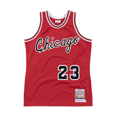 Mitchell Ness Mitchell & Ness NBA Bulls Jordan #23 84-85 Player Jersey Red AJY4CP18188-CBUSCAR84MJO