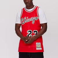 Shop Mitchell Ness Mitchell & Ness NBA Bulls Jordan #23 84-85 Player Jersey Red AJY4CP18188-CBUSCAR84MJO