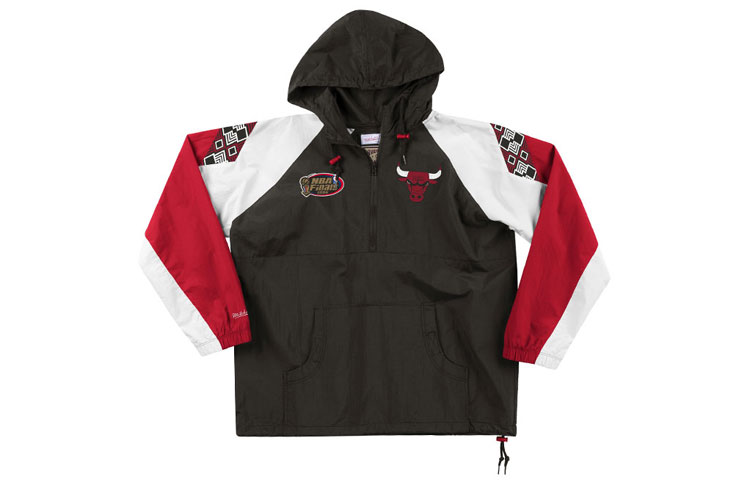 Mitchell Ness Mitchell & Ness NBA Bulls Retro Logo Crewneck Sweatshirt Unisex - Grey MN16W12-CHI