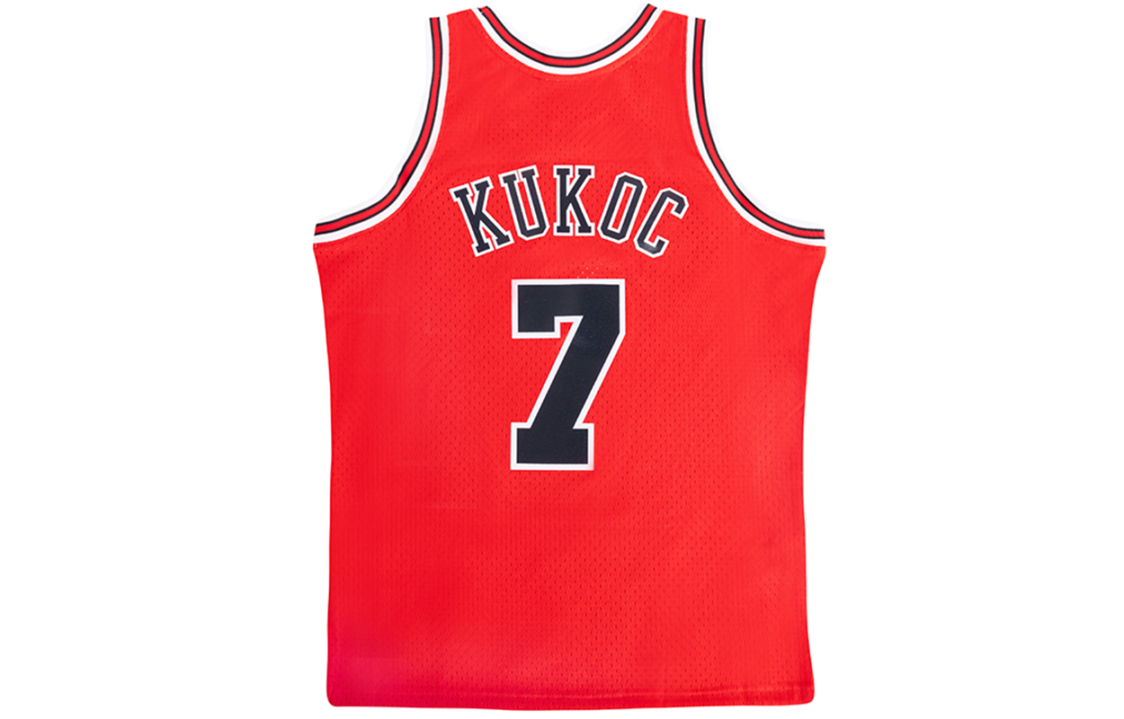 Lookbook ミッチェル＆ネス NBA ブルズ トニ・クーコッチ #7 ジャージ 97-98 レトロ オレンジ レッド SMJYGS20019-CBUSCAR97TKU