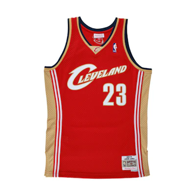 Mitchell Ness Mitchell & Ness NBA Cavaliers LeBron James 23 Red Away Jersey Fan Edition 353J-327-FGYLBJ