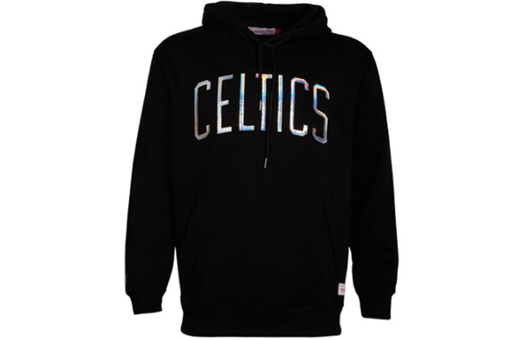 Mitchell Ness Mitchell & Ness NBA Celtics Retro Basketball Hoodie Black - FPHDBW18063-BCEBLCK