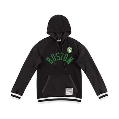 Mitchell Ness Mitchell & Ness NBA Celtics Retro Colorblock Pullover Sweatshirt Black Green Unisex HDSSAJ19008-BCEGNBK