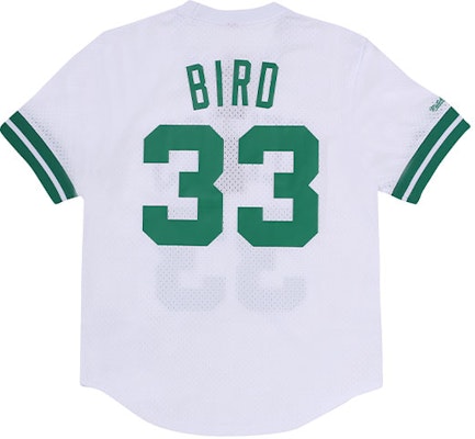 Mitchell & Ness NBA Celtics SS22 Retro Mesh Striped Tee Unisex Putih NNMPSC19040-BCEWHIT86LBI Lookbook Mitchell & Ness NBA Celtics SS22 Retro Mesh Striped Tee Unisex Putih NNMPSC19040-BCEWHIT86LBI