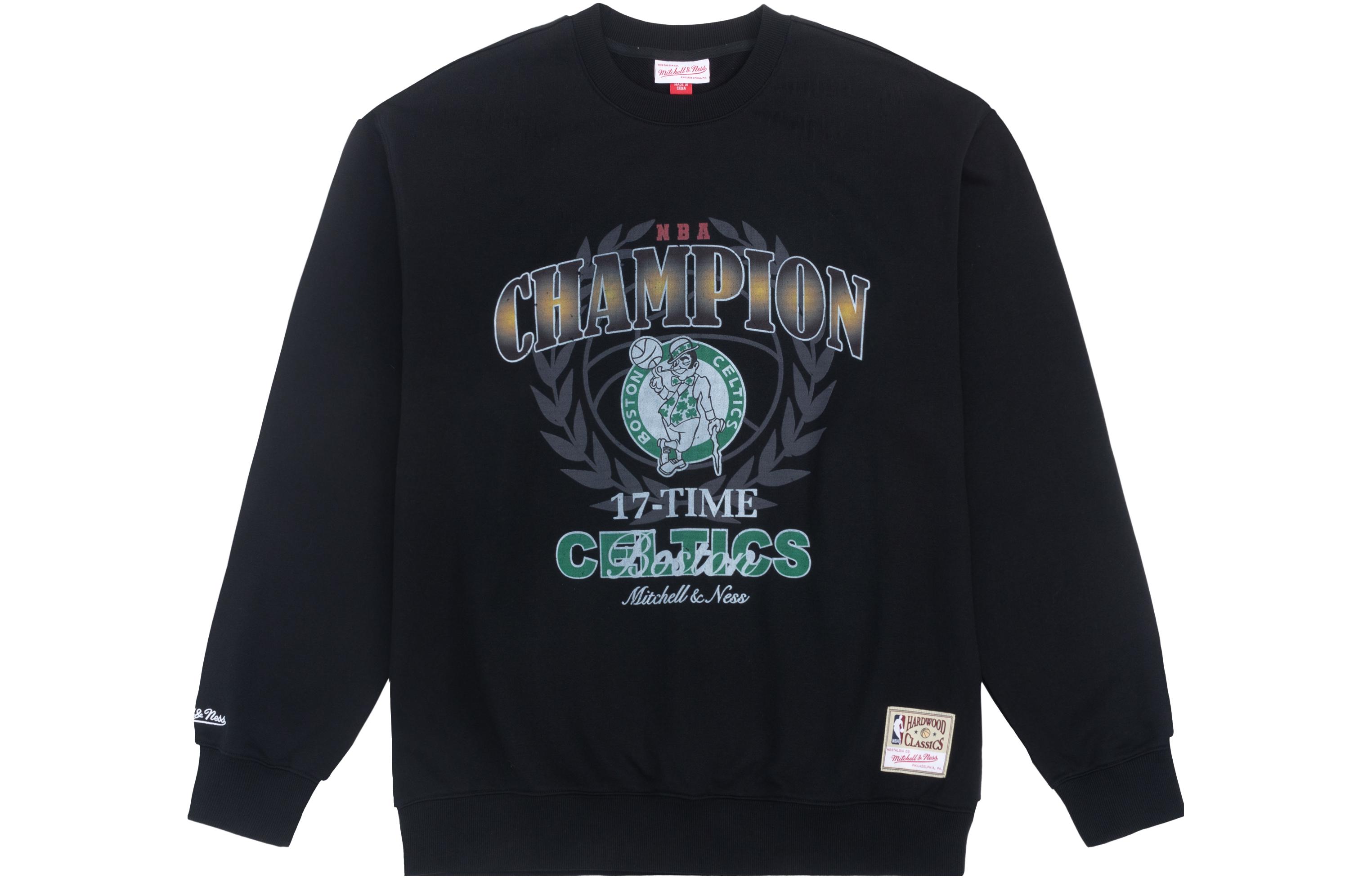 Mitchell Ness Mitchell & Ness NBA Champions Hoodie Lakers Winter Oversized Unisex Grey Sweater MNJYFWHD23095003