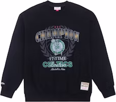 Mitchell Ness Mitchell & Ness NBA Champions Celtics Logo Fleece Crewneck Unisex Sweatshirt Black MNJYFWHD23093007 Mitchell Ness Mitchell & Ness NBA Champions Celtics Logo Fleece Crewneck Unisex Sweatshirt Black MNJYFWHD23093007