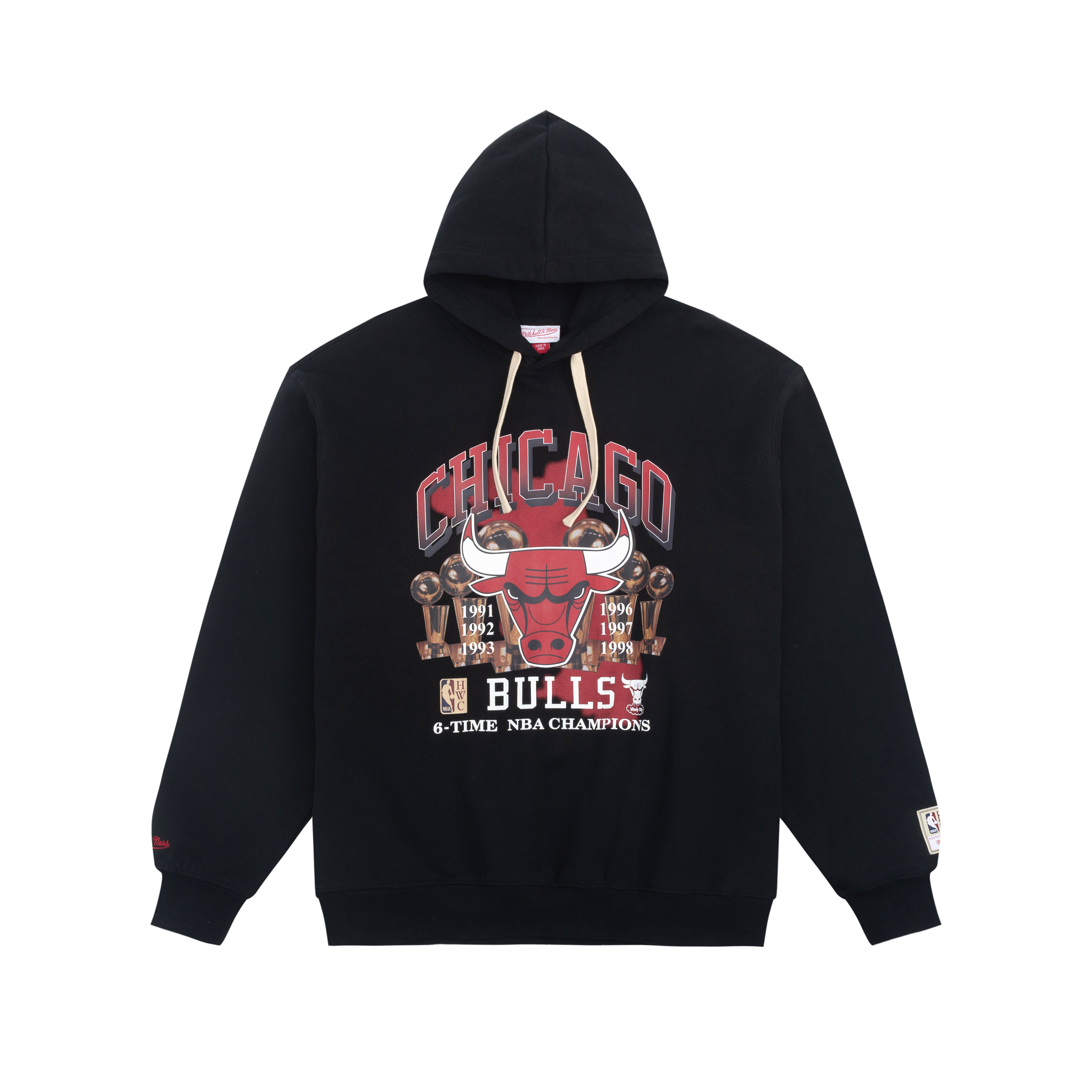 Mitchell Ness Mitchell & Ness NBA Chicago Bulls Colorblock Track Jacket Black Mens OJZP1224-CBUYYPPPBLCK