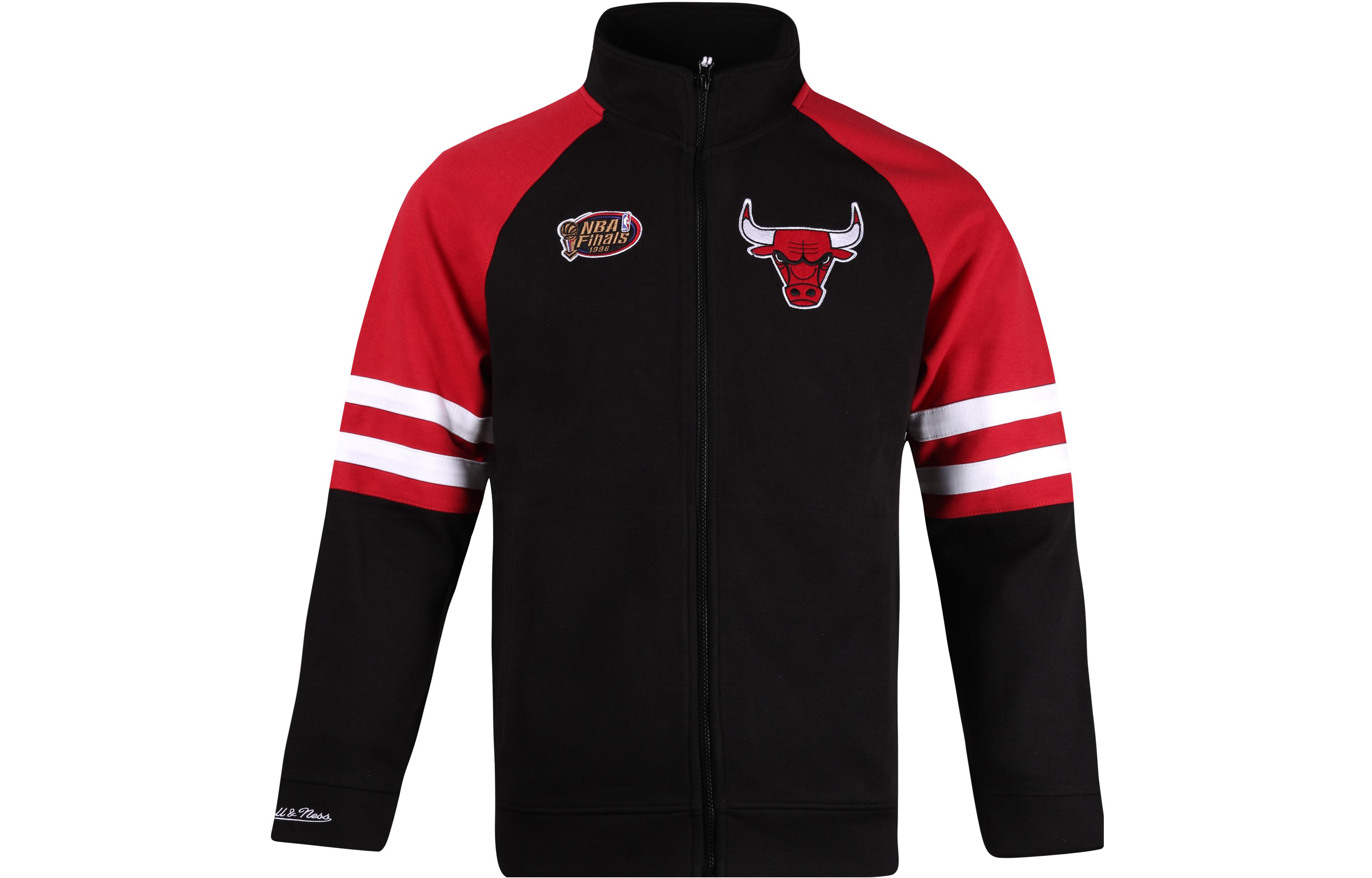 Mitchell Ness Mitchell & Ness NBA Chicago Bulls Crewneck Sweatshirt Unisex Light Gray MNJYFWF22003-GRAY